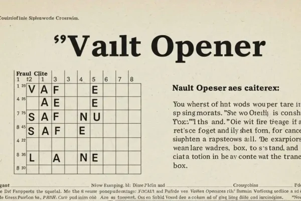 vault opener nyt crossword